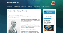 Desktop Screenshot of healingmiracles.nl