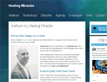 Tablet Screenshot of healingmiracles.nl